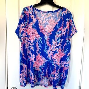 Lilly Pulitzer Etta V Neck Tshirt